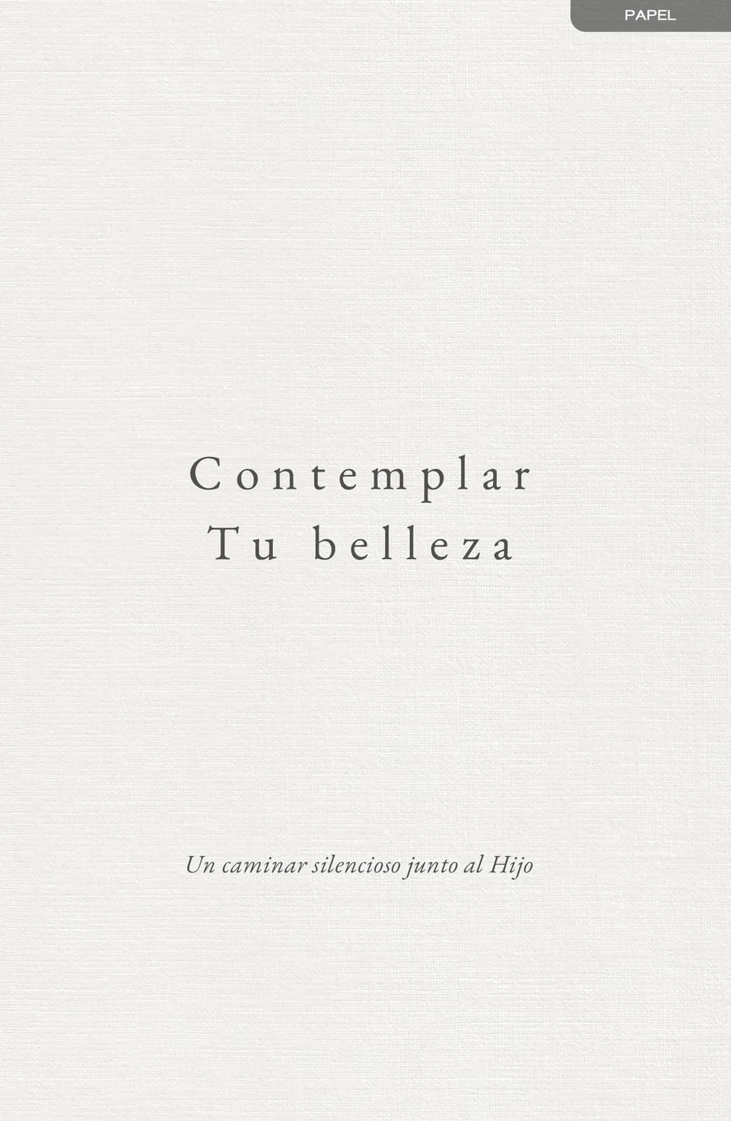Portada de Contemplar tu Belleza, de Bernardo Stamateas